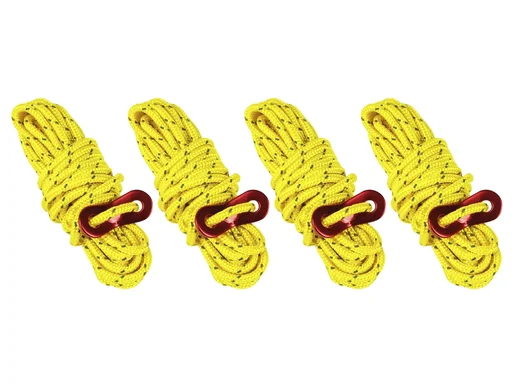 "Abspannseile reflektierend, 4 mm, 4 m Länge, 4 Stück image"