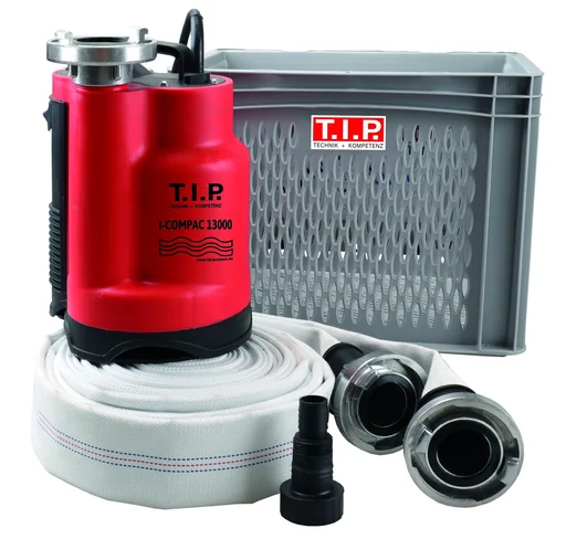"Hochwasser-Set mit Tauchpumpe, Filterkorb, Feuerwehrschlauch "I-Compac 13000 S" image"