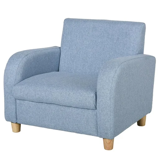 "Kindersessel Kindersofa mit dickem Schaumstoff und dicken Sitzkissen Kindercouch Stuhl Liegesofa mit Anti-Rutsch-Füßen image"