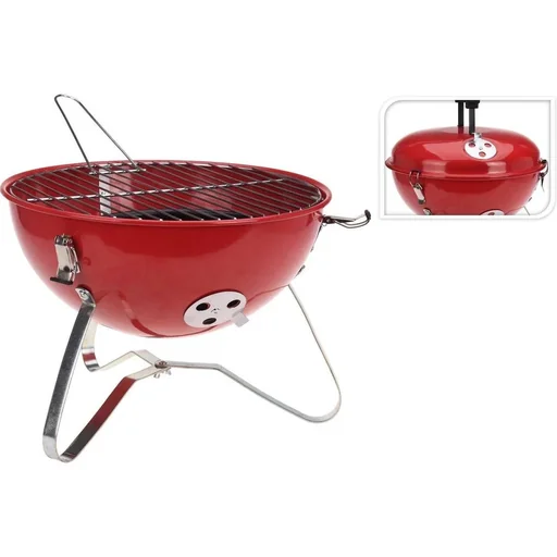 "Wilderness Holzkohlegrill Kugelform - Rot image"