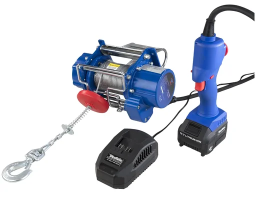 "18V Seilhebezug WS18 inklusive Akku 4,0 Ah und Ladegerät image"