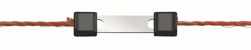 "Litzclip Litzenverbinder, 3mm, gerade, Edelstahl,10 Stück image"