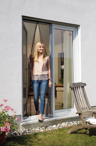 "Fliegengitter-Magnetvorhang, 90 x 210 cm, Farbe anthrazit image"