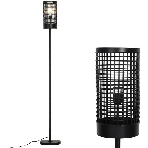 "Stehleuchte für Wohnzimmer 23 x 23 x 156 cm, schwarz image"