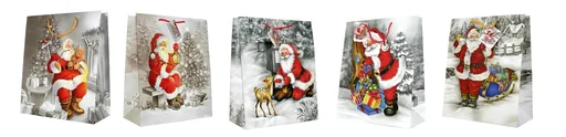 "Geschenktüten "Weihnachtsmann", 5 Stück image"