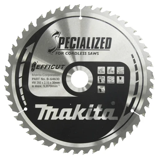 "EFFICUT Sägeblatt 260x30x45Z image"