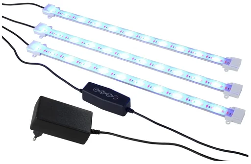 "Pflanzenlicht 3er LED-Leuchtstreifen SET image"
