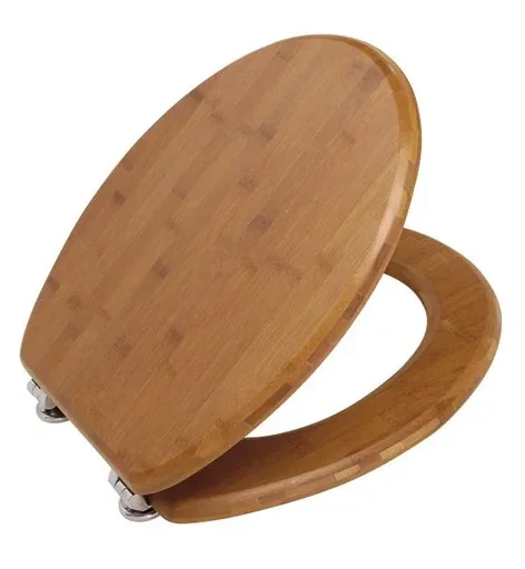 "WC Sitz Bambus Dunkel image"