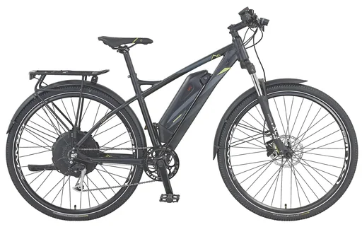 "Unisex E-Bike 29 Zoll, Rahmenhöhe 48 cm, 9-Gang Kettenschaltung, schwarz matt, Disc, 22.EMS.10 image"