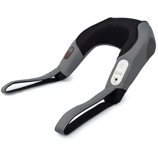 "Nackenmassagegerät mit Lautsprechern NM A90 schwarz und grau image"