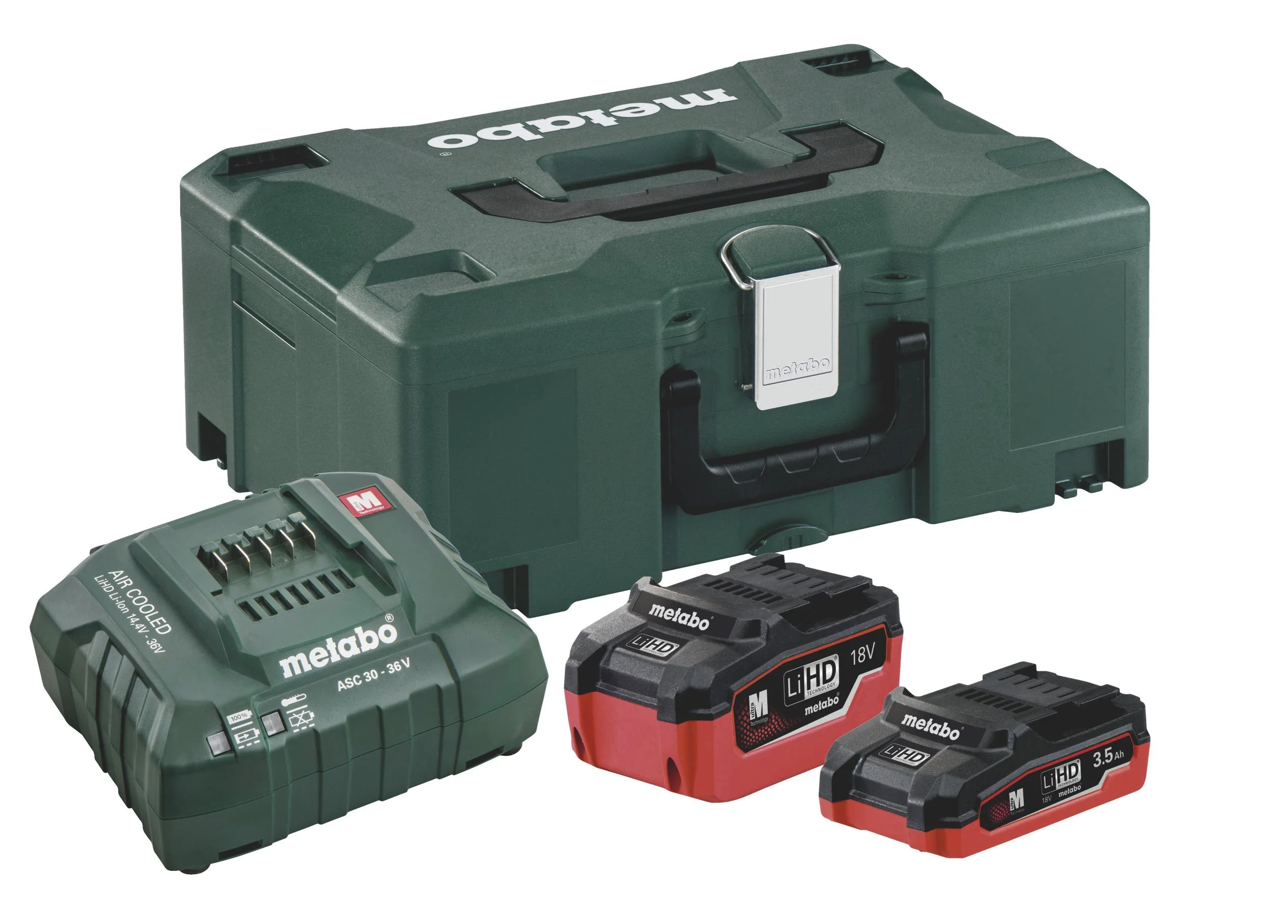 Basis Set LIHD: 2 Akkus (3,5 Ah + 5,5 Ah) + Ladegerät