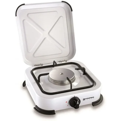 "Gasherd mit 1 Brenner aus Edelstahl - 1,2kW image"