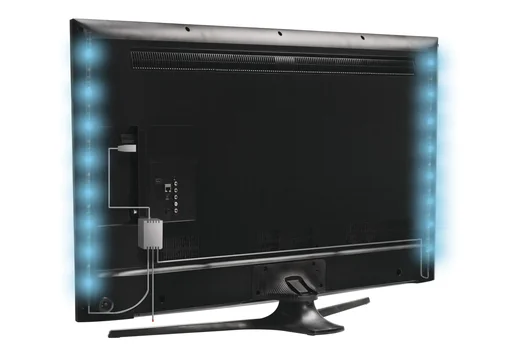 "LED Farbwechsel TV Stripe 2 x 0,5 m inkl. Fernbedienung image"