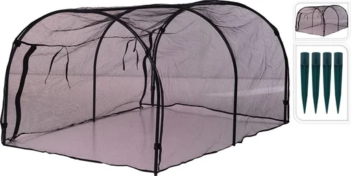 "Pro Garten Gewächshaus aus Netz - 120x80x60cm image"