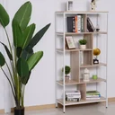 Bücherregal Standregal Dekoregal Büroregal Holzregal Aufbewahrungsregal 9 x Würfel