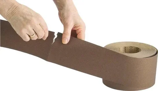 "Korund Schleifpapier in Rollen 50 m - Rollenbreite 115 mm - K60 image"