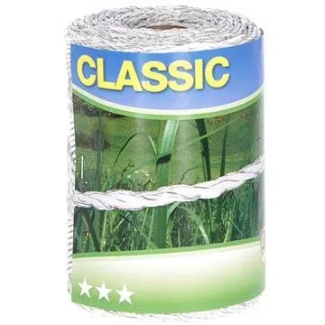 "Klassischer Zaundraht 250M Weiß, 6X 0.20 Edelstahl image"