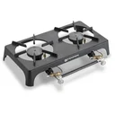 Camping-Gaskocher aus Gusseisen mit 2 Brennern und Thermoelement 7,5KW