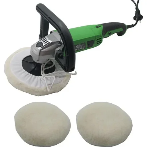 "Poliermaschine 1200W mit 2 Polierpads image"