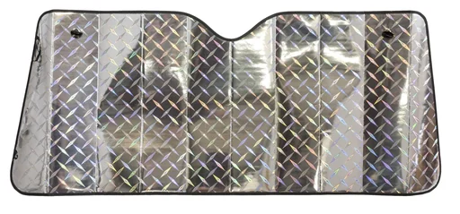 "Front Winter- und Sonnenschutz Laser Design 130 x 60 cm mit Luftkammern image"