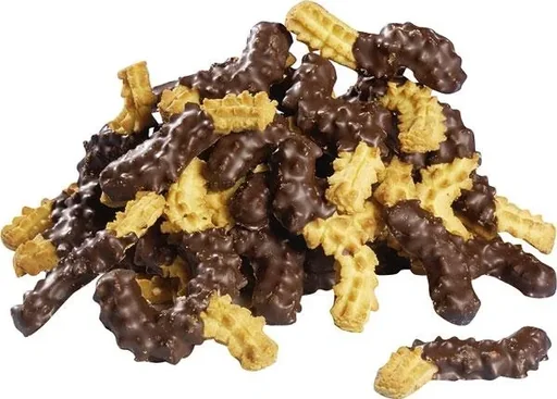 "Butter-Spritzgebäck, mit Zartbitter-Schokolade, 500 g image"