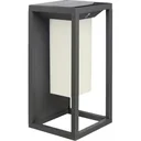 VT-77 Led-Solar-Wandleuchte - Anthrazit - 3000K