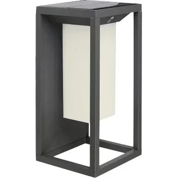 "VT-77 Led-Solar-Wandleuchte - Anthrazit - 3000K image"