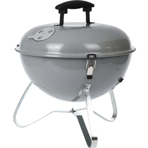 "BBQ Classics Tragbarer Holzkohlegrill mit Deckel image"