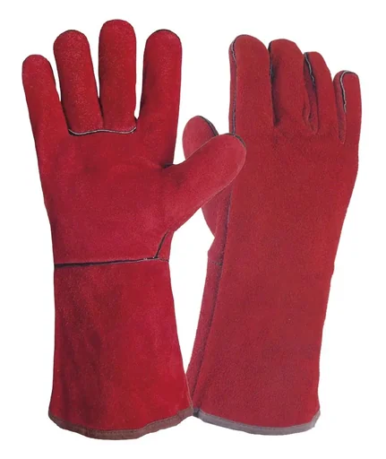 "Schweißhandschuhe aus Rindleder mit Wärmeschutzfutter image"