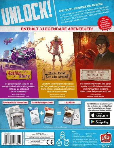 "Gesellschaftsspiel Unlock! Legendary Adventures image"