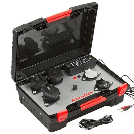 "Anhängerprüfkoffer 24 Volt Powered mit Netzteil, für 7-polig N/S, 13- und 15-polig sowie ABS/EBS image"