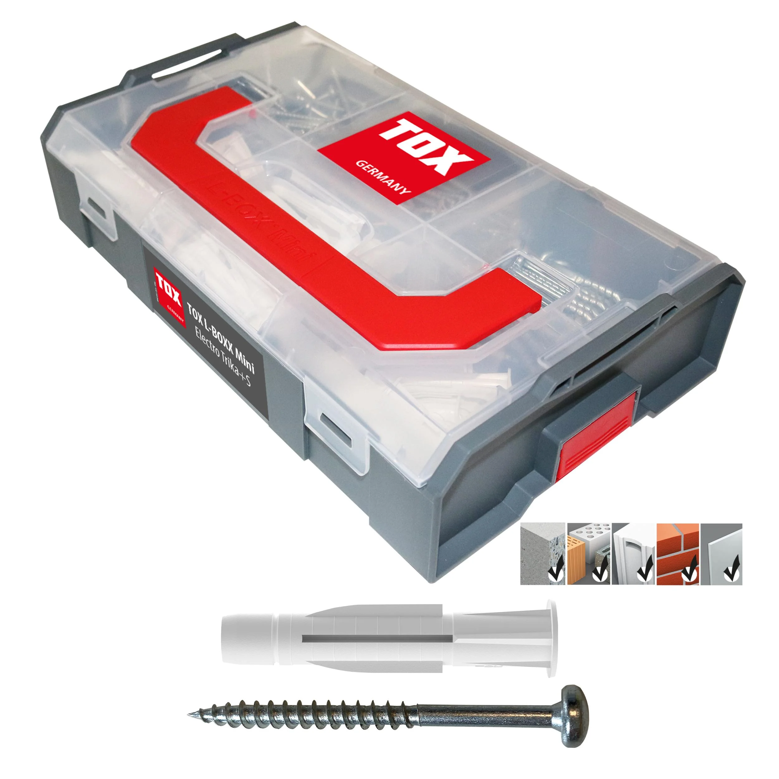 L-Boxx Mini Electro Trika + S Sortiment 232 teilig