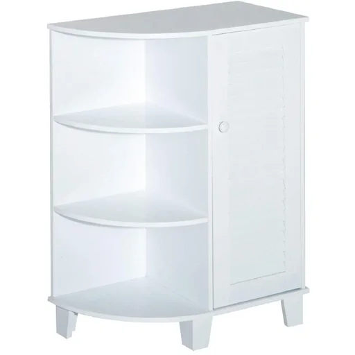 "Eckschrank Badschrank Standschrank Weiß image"