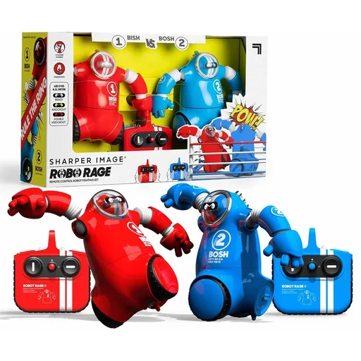 "Sharper Image RC-Roboter-Kampfset für zwei Spieler - mit Licht- und Soundeffekten image"