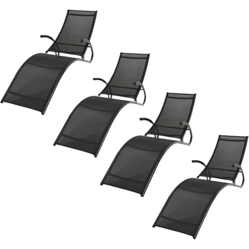 "Pro Gartenliege - 4 STUKS - faltbar image"
