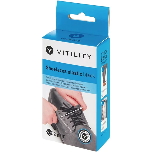 "Schnürsenkel Elastisch 60.0 cm Schwarz image"