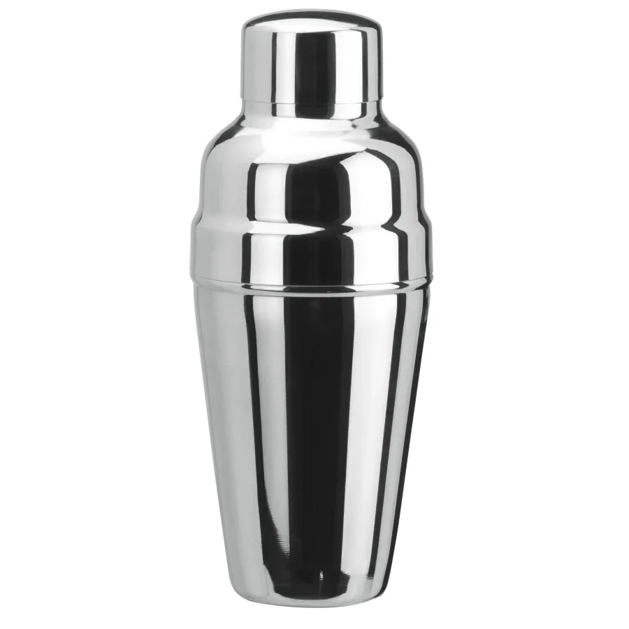 "Cocktail shaker 3tlg. - Edelstahl mit Eisrückhalter - 500 ml. image"