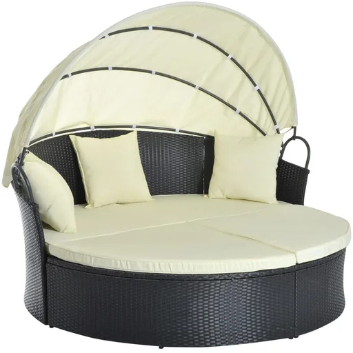 "Sonneninsel Lounge Sonnenliege Polyrattan image"