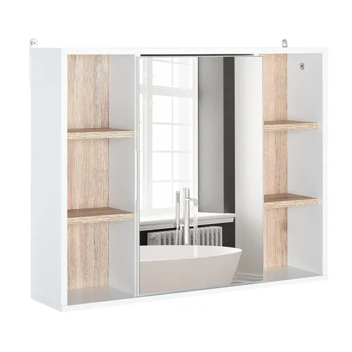 "Badezimmer-Spiegelschrank, weiß image"