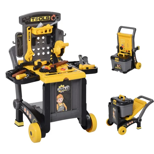 "Kinderwerkbank mit 60-teiligem Zubehörset image"