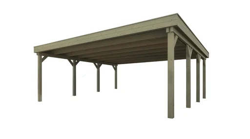 Doppelcarport 609 Gr. 1 mit Stahltrapezblechdach