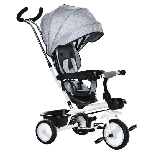 "2 in 1 Dreirad Kinderwagen 100 cm x 48 cm x 106 cm image"