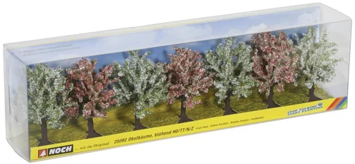 "Obstbäume, blühend, 7 Stück, ca. 8 cm hoch image"