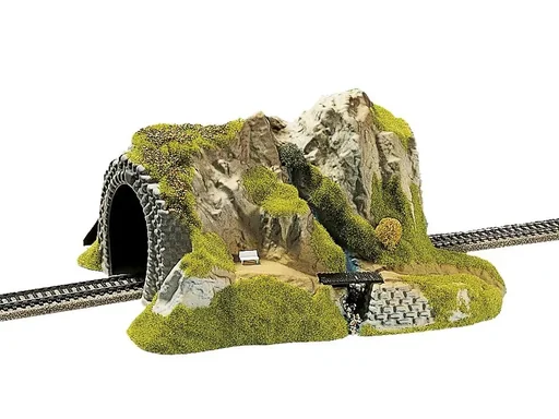 "Tunnel, 1-gleisig, gerade, 34 x 27 cm, 16 cm hoch, Durchfahrtshöhe 9,3 cm image"