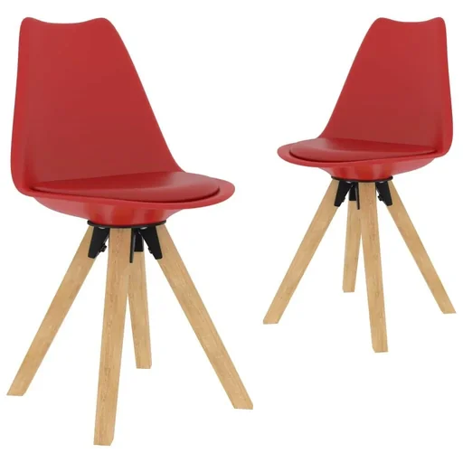 "Esszimmerstühle 2 in rot image"