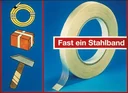 Filament Klebeband glasfaserverstärkt, synthetischer Kautschuk, 50 m x 15 mm