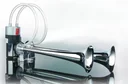 Zweiklang Kompressor Fanfare/ 12 Volt - Lufthorn m. Befestigungsmaterial