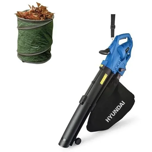 "3-in-1 Laubbläser 3000W - Häcksler - Kolben - Vakuum mit Gartenabfallbeutel 30L image"