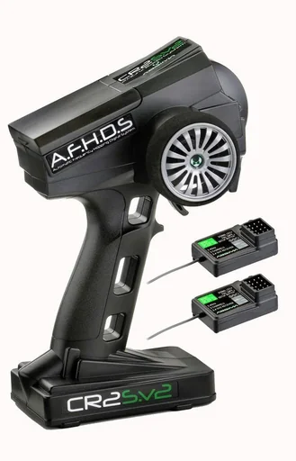 "2 - Kanal Fernsteuerung "CR2S.V2" 2.4GHz inkl. 2 St. 3 Kanal Empfänger image"