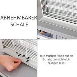 Insektenfalle 60 m² Wirkungsbereich weiß, grau